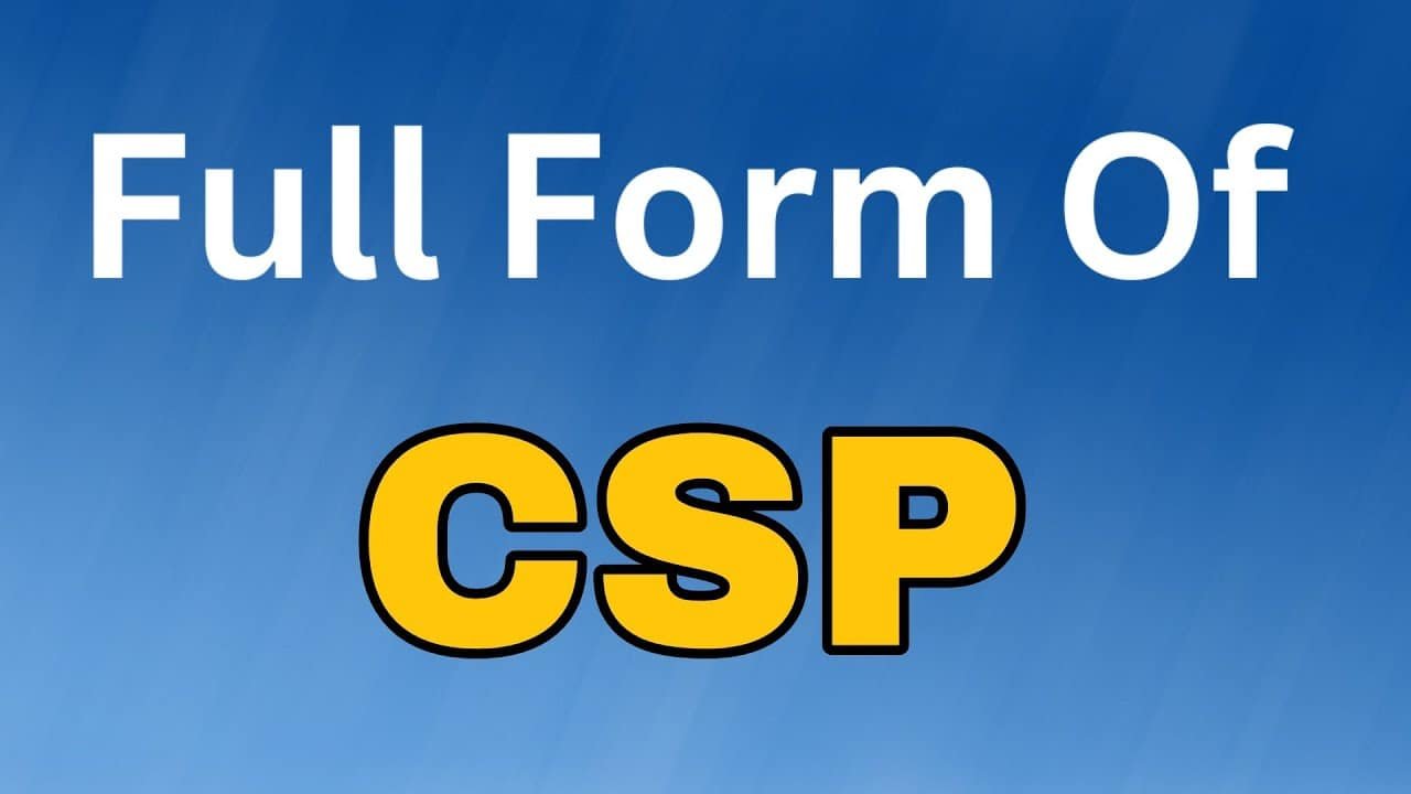 CSP Full Form in Banking