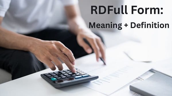 RD Full Form in Bank