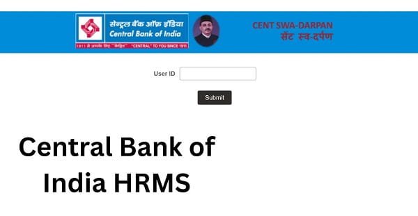 Central Bank of India HRMS