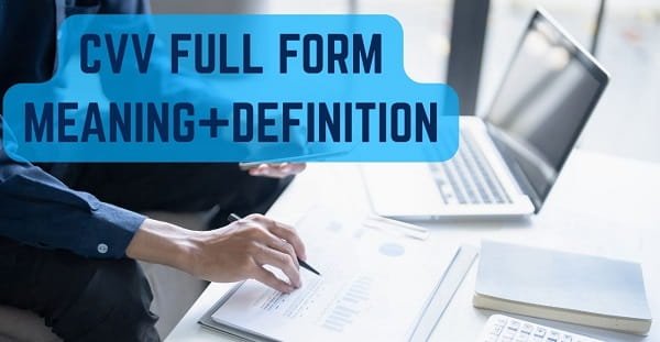 CVV Full Form in Banking